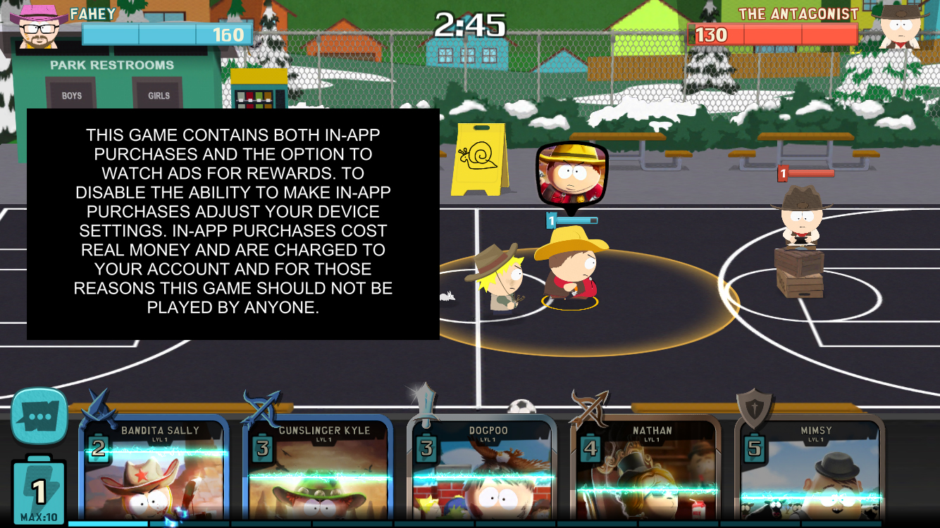 south park phone destroyer cheats android